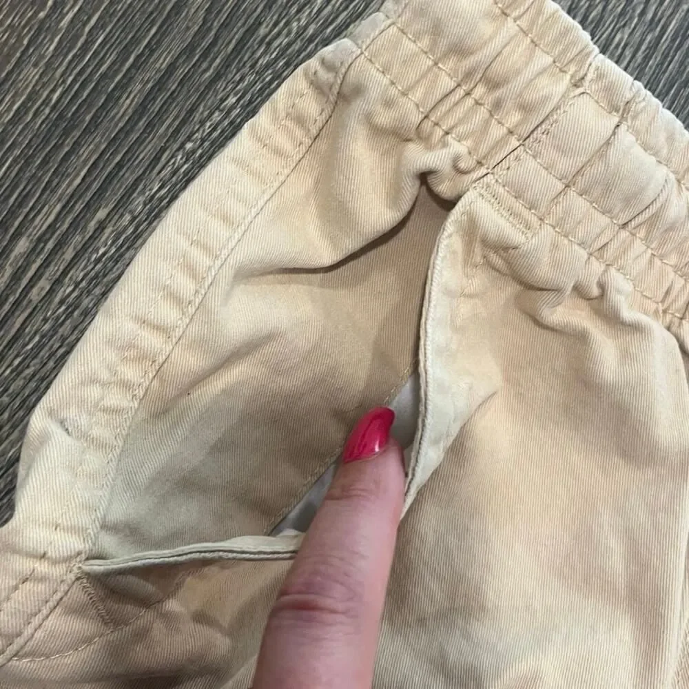 Gap Kids Boys Stretch Twill Shorts Drawstring Elastic Waist Mojave Desert Size M